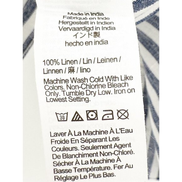 J. Crew Capitaine shirt in striped Baird McNutt Irish linen - Picture 6 of 10